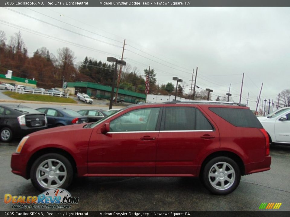 2005 Cadillac SRX V8 Red Line / Light Neutral Photo #6
