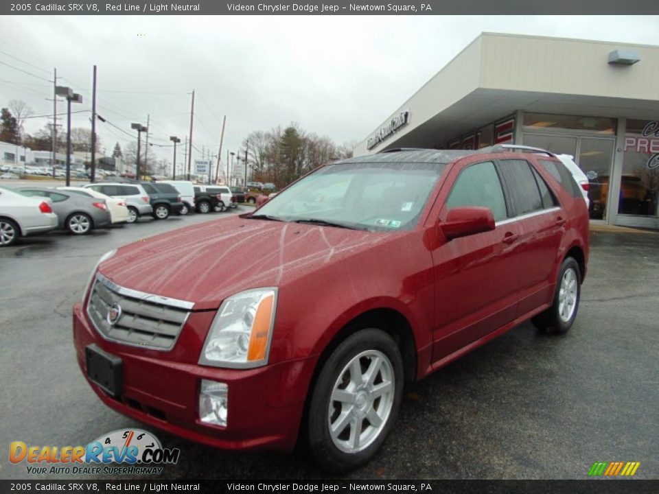 2005 Cadillac SRX V8 Red Line / Light Neutral Photo #7