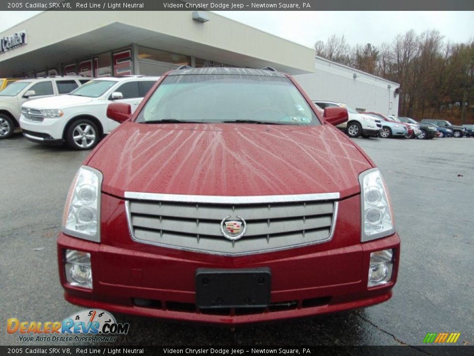 2005 Cadillac SRX V8 Red Line / Light Neutral Photo #8