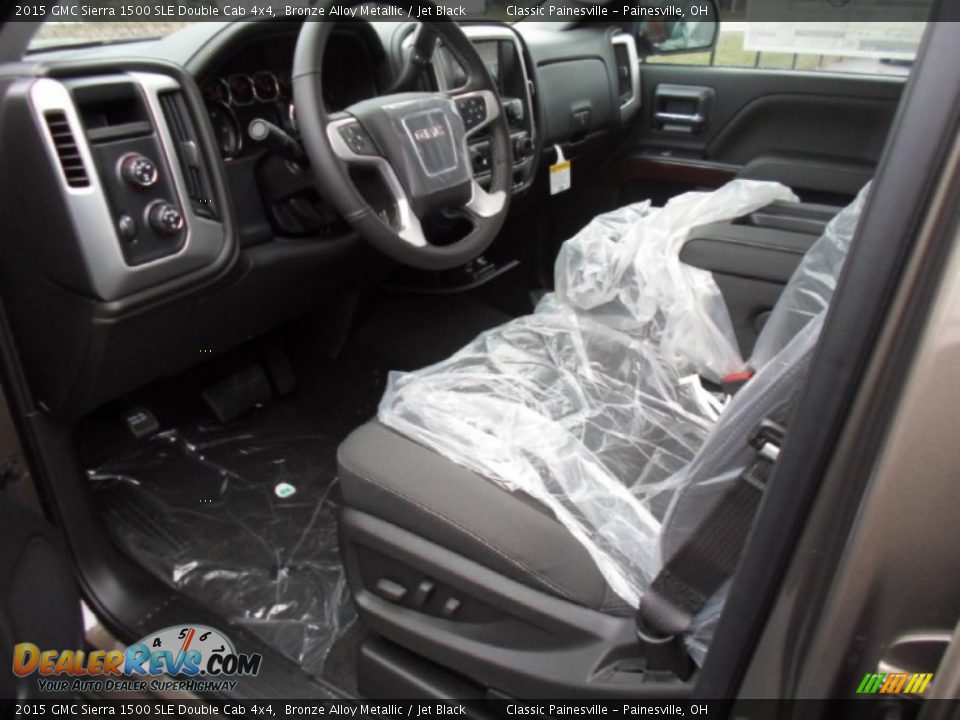 2015 GMC Sierra 1500 SLE Double Cab 4x4 Bronze Alloy Metallic / Jet Black Photo #4