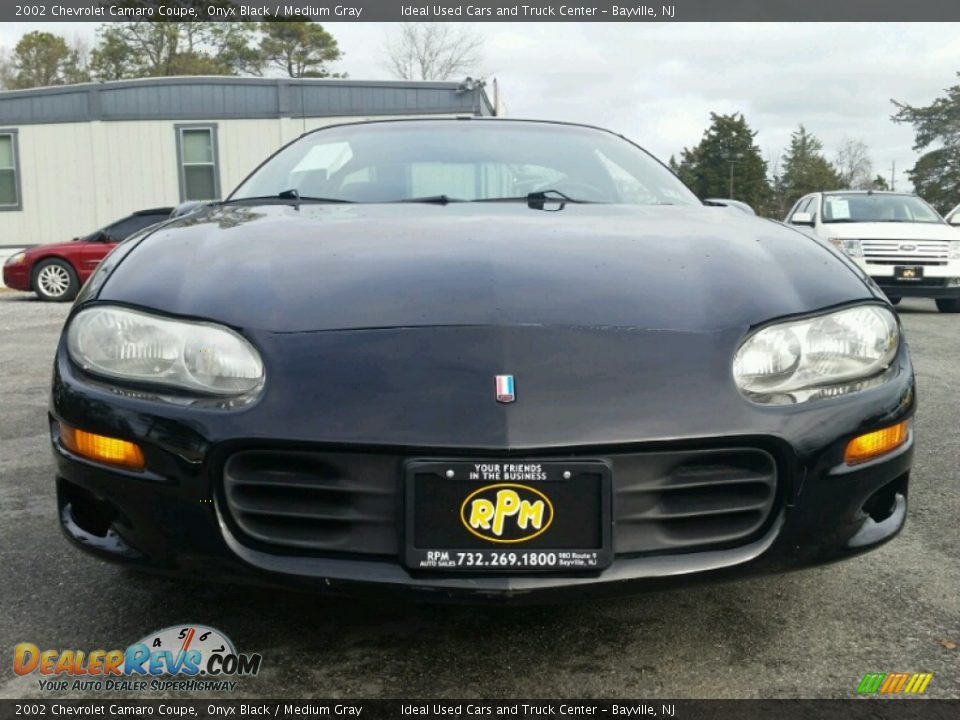 2002 Chevrolet Camaro Coupe Onyx Black / Medium Gray Photo #4