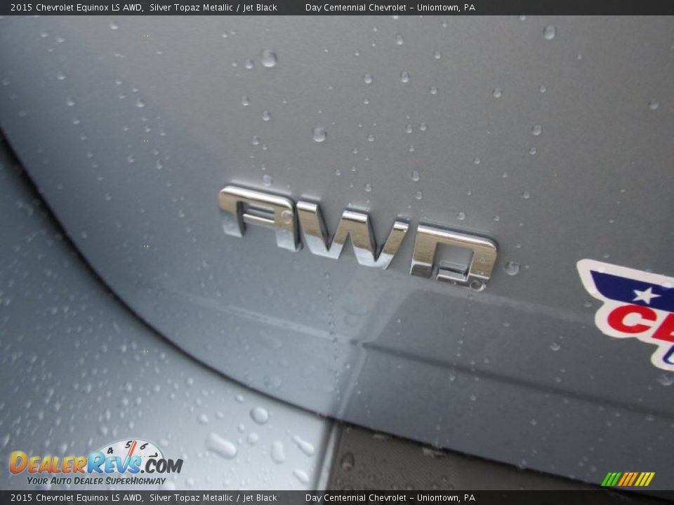 2015 Chevrolet Equinox LS AWD Silver Topaz Metallic / Jet Black Photo #6