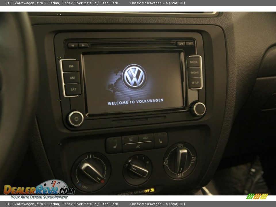 2012 Volkswagen Jetta SE Sedan Reflex Silver Metallic / Titan Black Photo #8