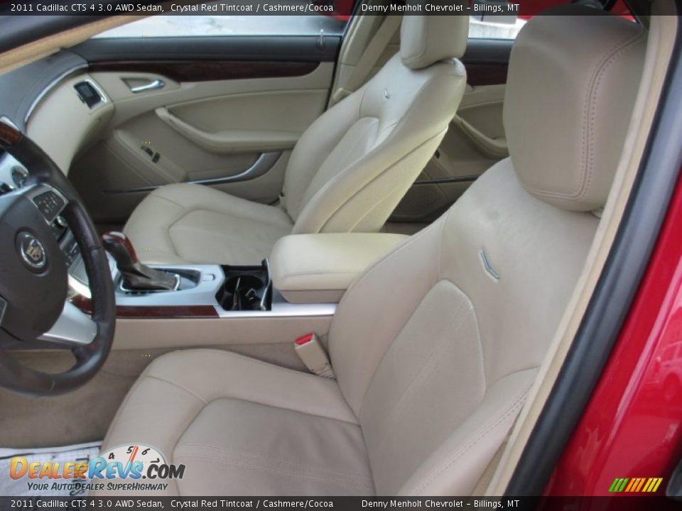 2011 Cadillac CTS 4 3.0 AWD Sedan Crystal Red Tintcoat / Cashmere/Cocoa Photo #12