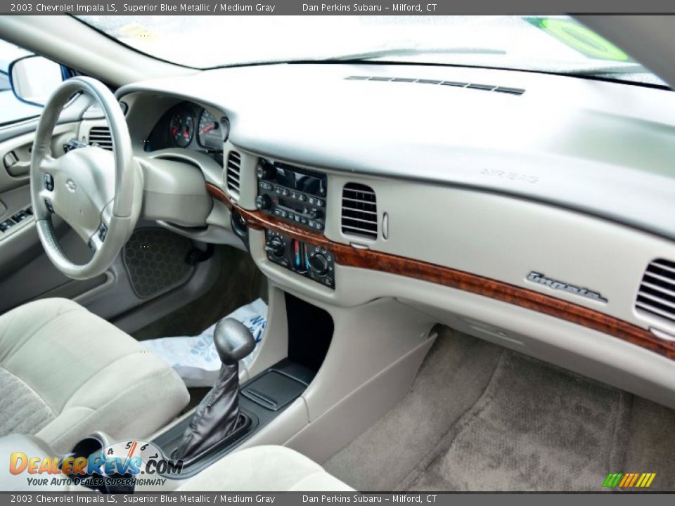 2003 Chevrolet Impala LS Superior Blue Metallic / Medium Gray Photo #8
