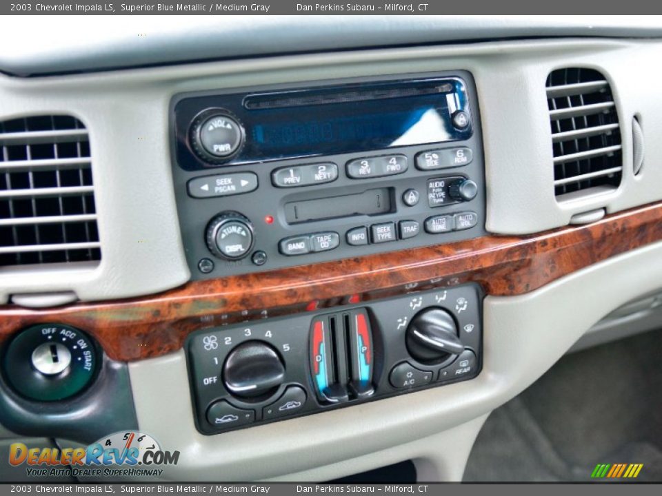 2003 Chevrolet Impala LS Superior Blue Metallic / Medium Gray Photo #9