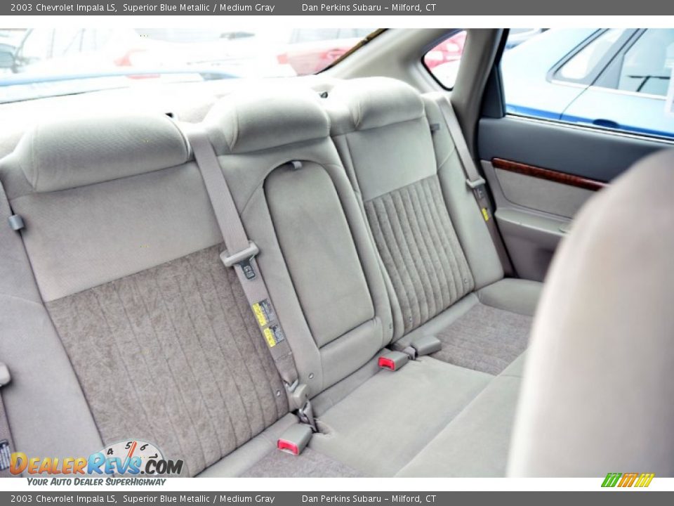 2003 Chevrolet Impala LS Superior Blue Metallic / Medium Gray Photo #10
