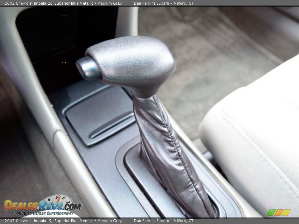 2003 Chevrolet Impala LS Superior Blue Metallic / Medium Gray Photo #11