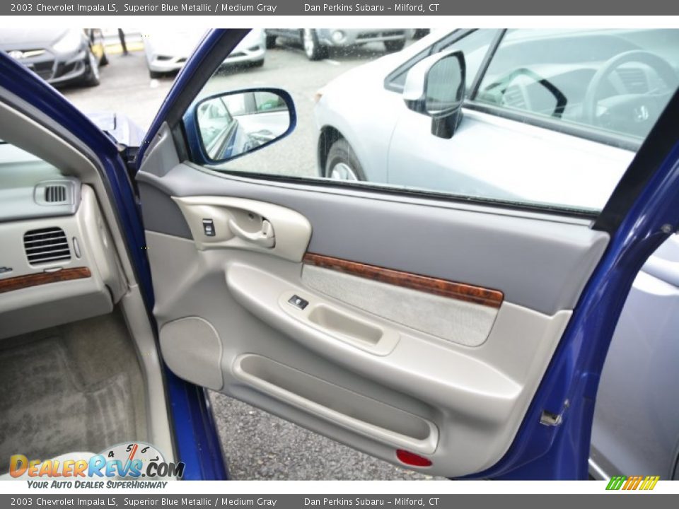2003 Chevrolet Impala LS Superior Blue Metallic / Medium Gray Photo #15