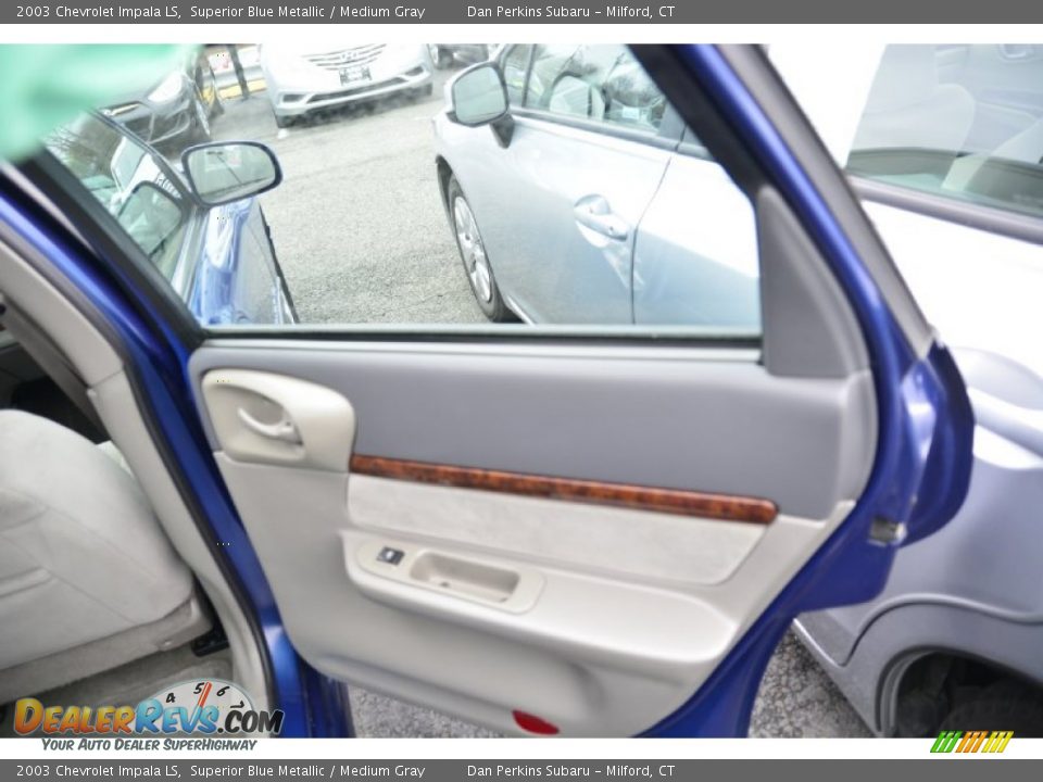 2003 Chevrolet Impala LS Superior Blue Metallic / Medium Gray Photo #16