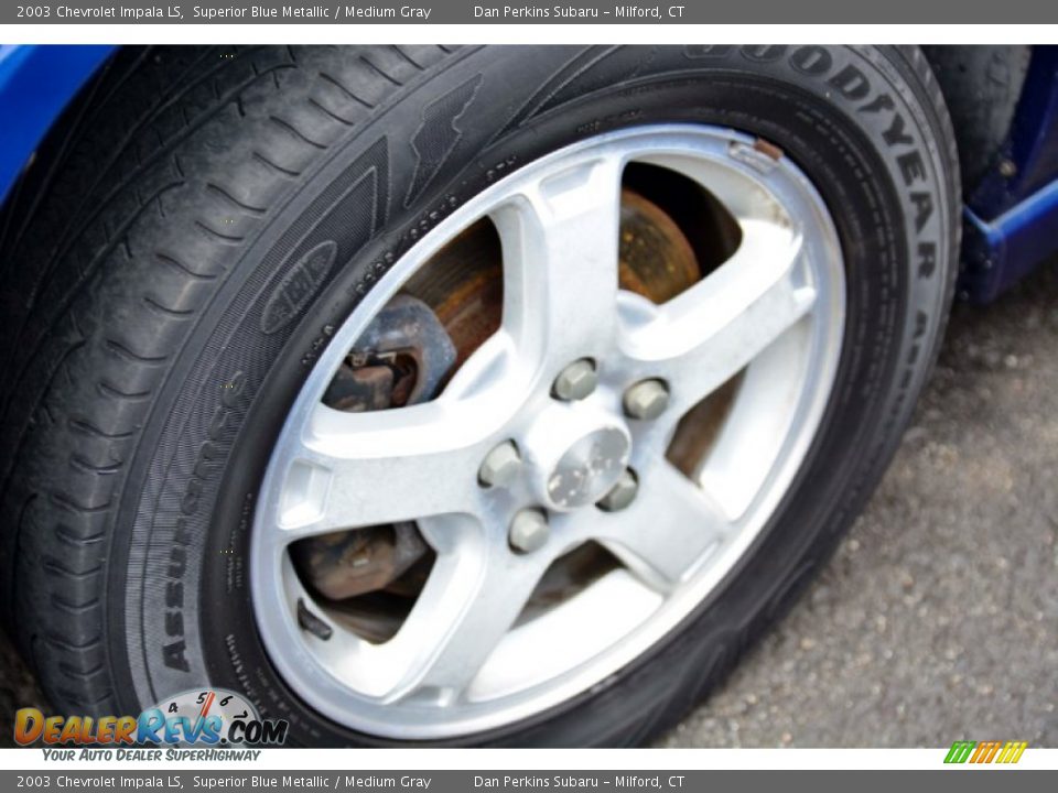 2003 Chevrolet Impala LS Superior Blue Metallic / Medium Gray Photo #17