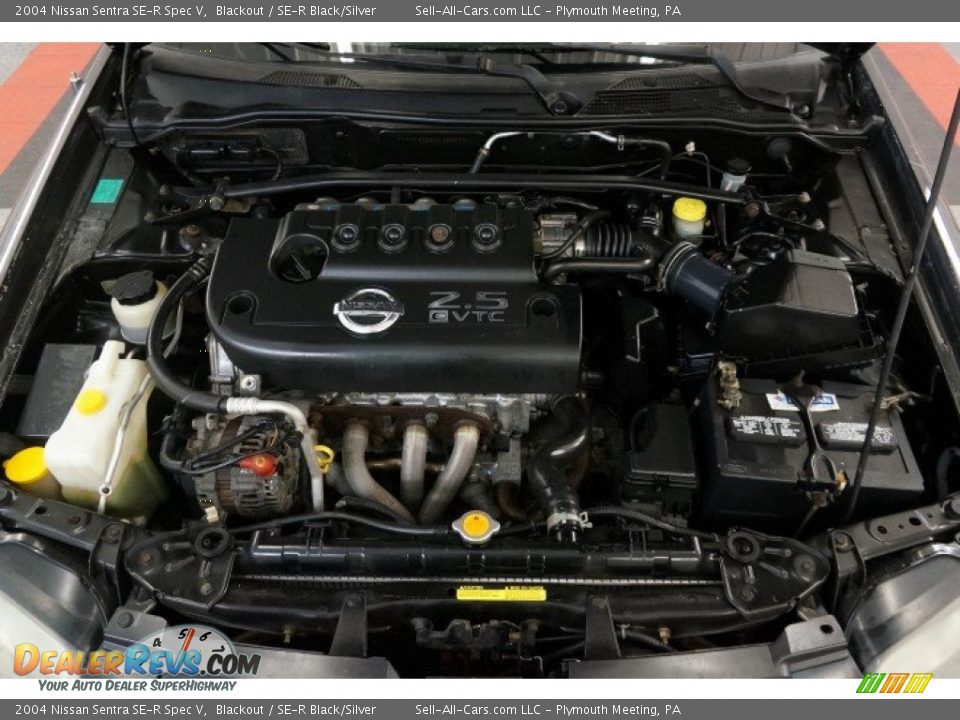 2004 Nissan Sentra SE-R Spec V Blackout / SE-R Black/Silver Photo #32