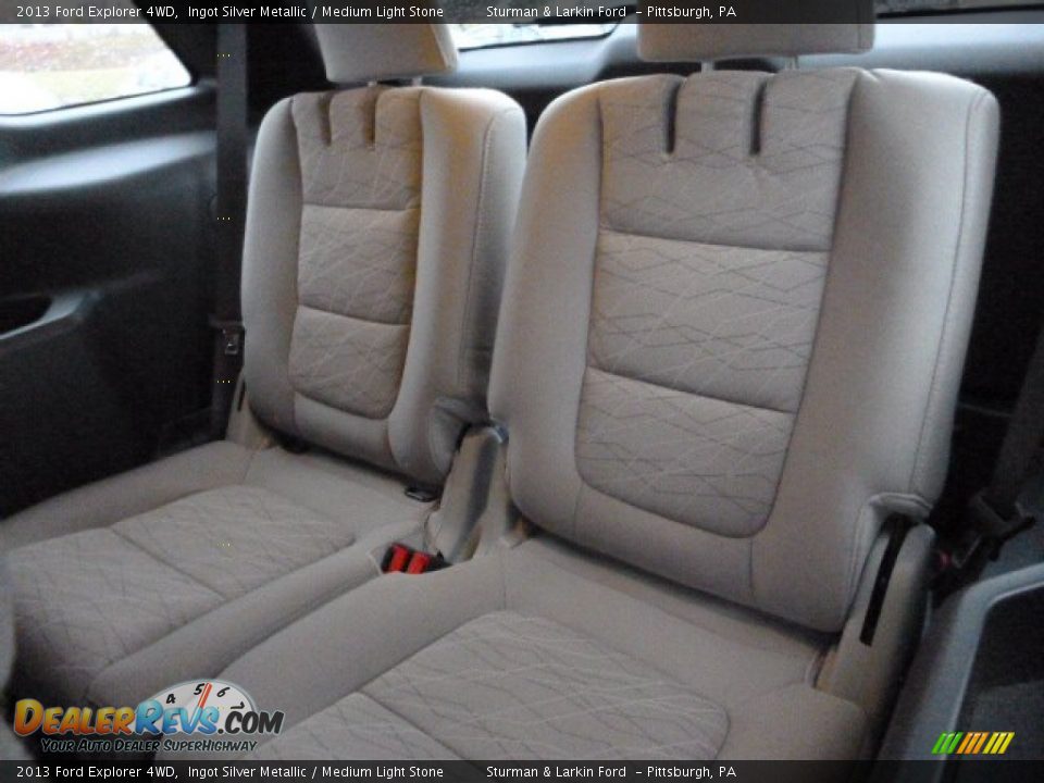 2013 Ford Explorer 4WD Ingot Silver Metallic / Medium Light Stone Photo #10
