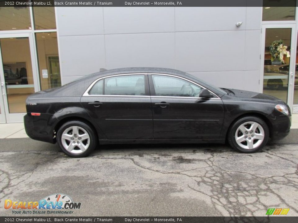 2012 Chevrolet Malibu LS Black Granite Metallic / Titanium Photo #2
