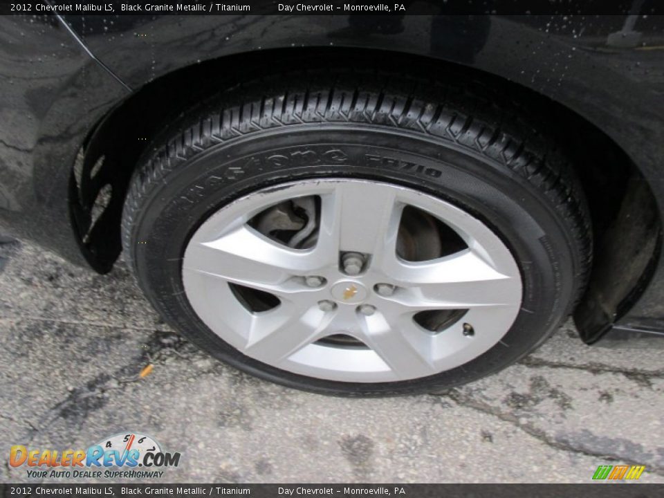 2012 Chevrolet Malibu LS Black Granite Metallic / Titanium Photo #3