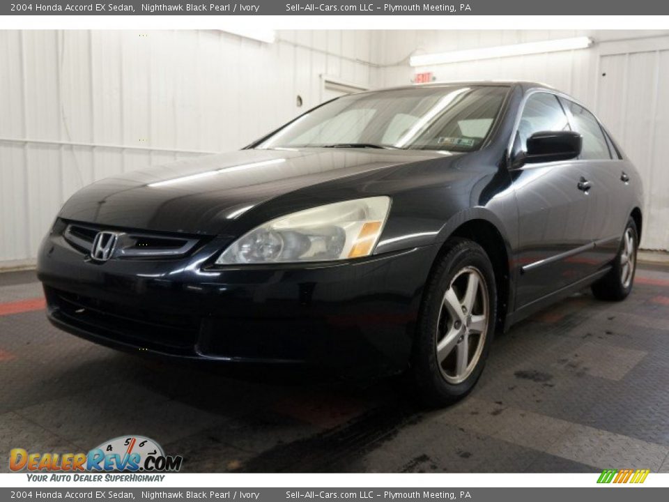 2004 Honda Accord EX Sedan Nighthawk Black Pearl / Ivory Photo #3