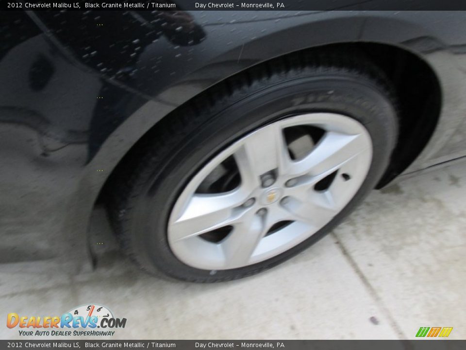 2012 Chevrolet Malibu LS Black Granite Metallic / Titanium Photo #9