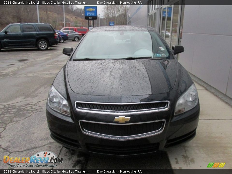 2012 Chevrolet Malibu LS Black Granite Metallic / Titanium Photo #10