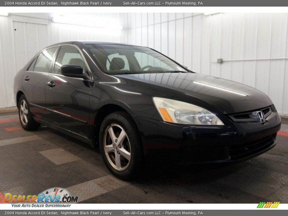 2004 Honda Accord EX Sedan Nighthawk Black Pearl / Ivory Photo #5
