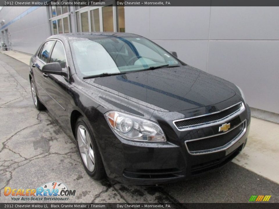 2012 Chevrolet Malibu LS Black Granite Metallic / Titanium Photo #11
