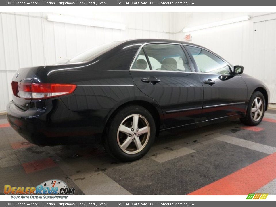 2004 Honda Accord EX Sedan Nighthawk Black Pearl / Ivory Photo #6