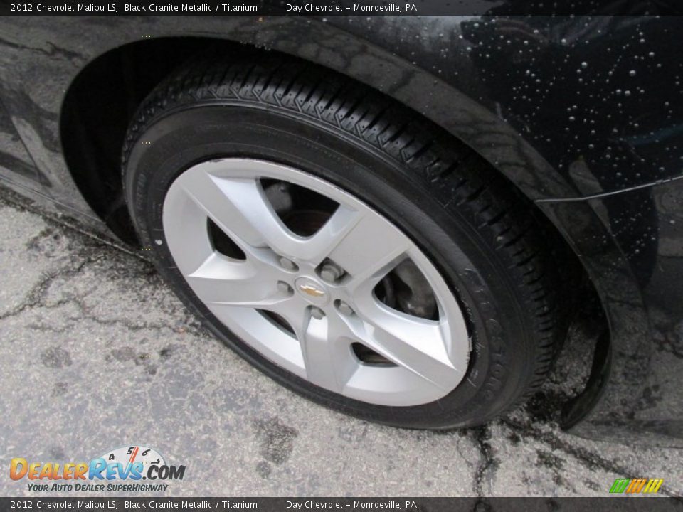 2012 Chevrolet Malibu LS Black Granite Metallic / Titanium Photo #12