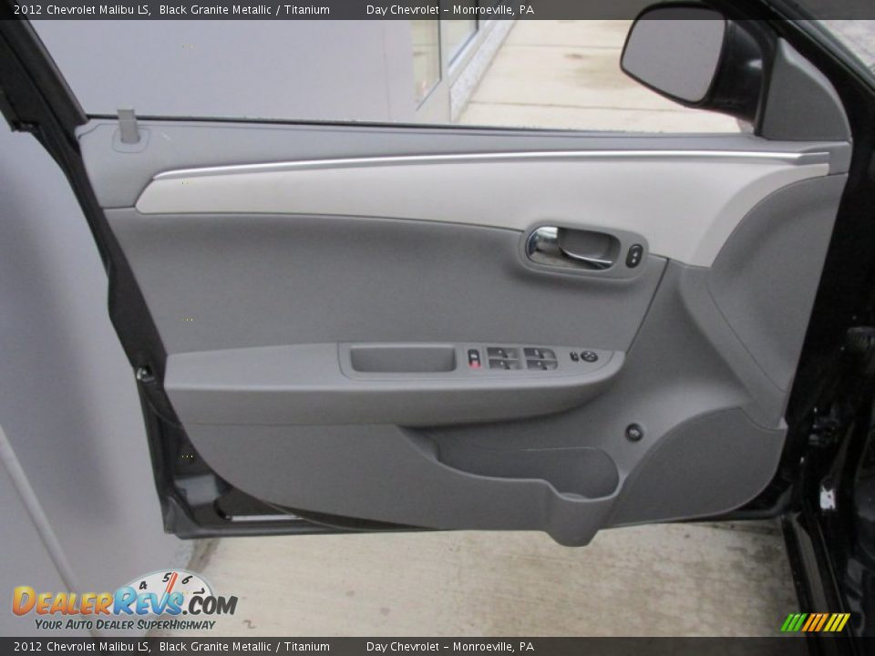 2012 Chevrolet Malibu LS Black Granite Metallic / Titanium Photo #14