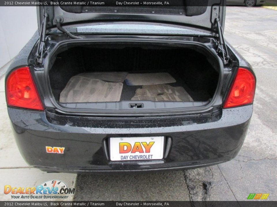 2012 Chevrolet Malibu LS Black Granite Metallic / Titanium Photo #16