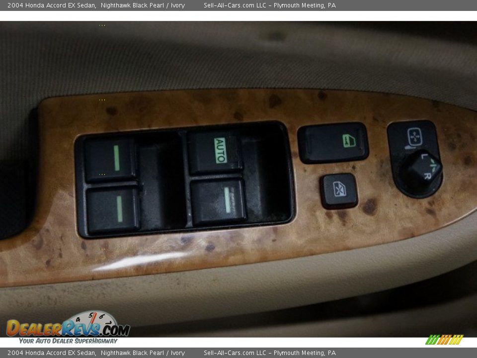 2004 Honda Accord EX Sedan Nighthawk Black Pearl / Ivory Photo #12