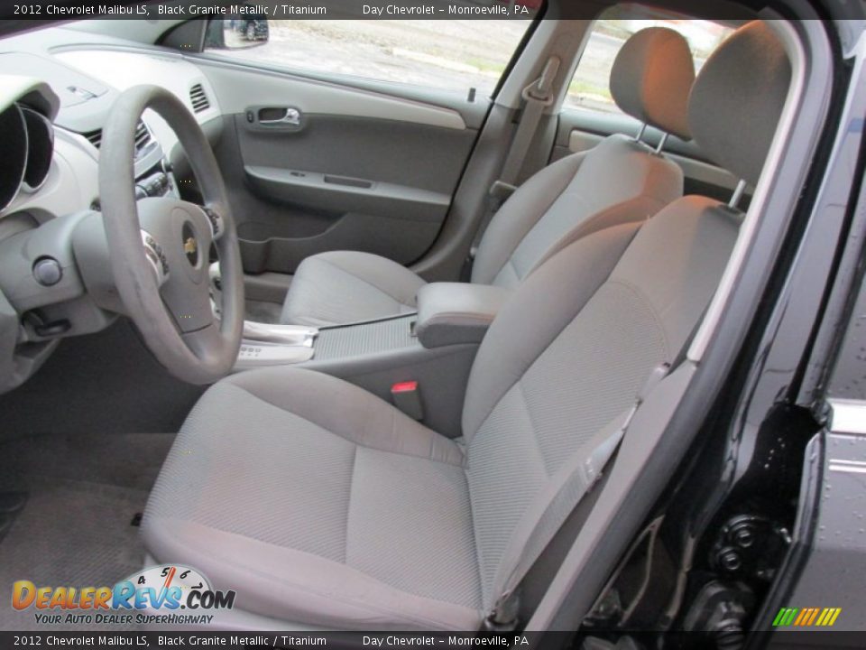 2012 Chevrolet Malibu LS Black Granite Metallic / Titanium Photo #19