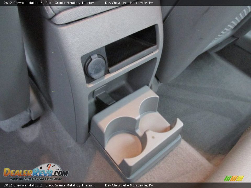 2012 Chevrolet Malibu LS Black Granite Metallic / Titanium Photo #22