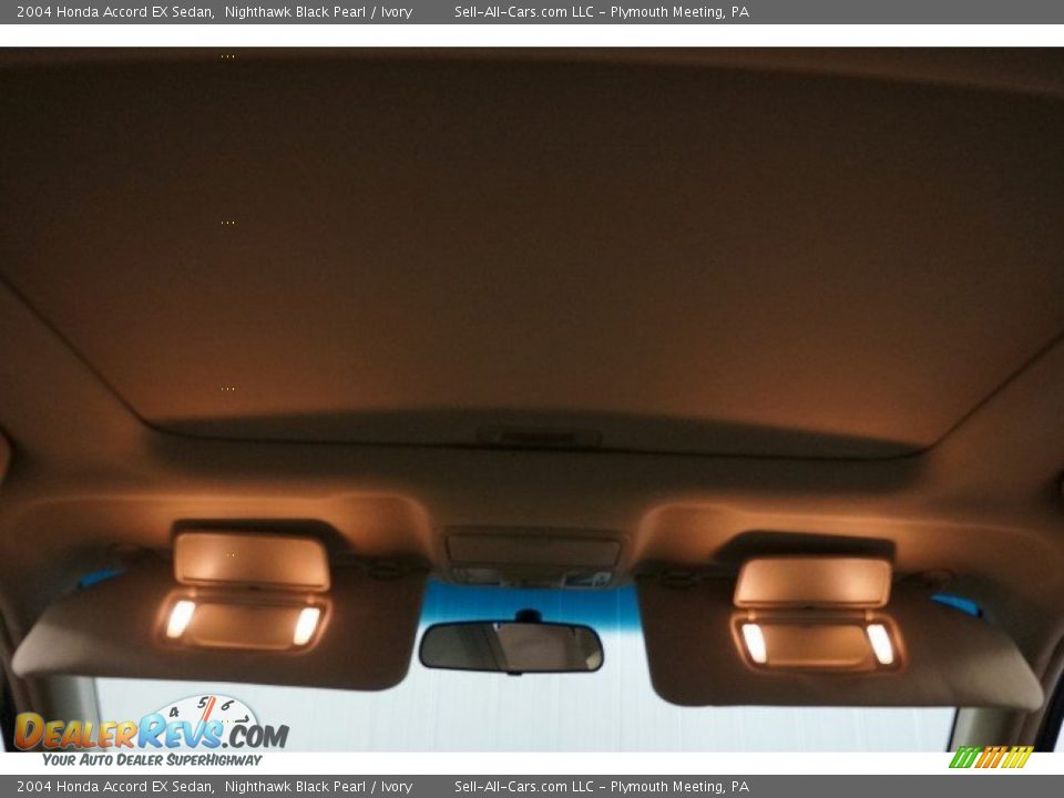 2004 Honda Accord EX Sedan Nighthawk Black Pearl / Ivory Photo #20