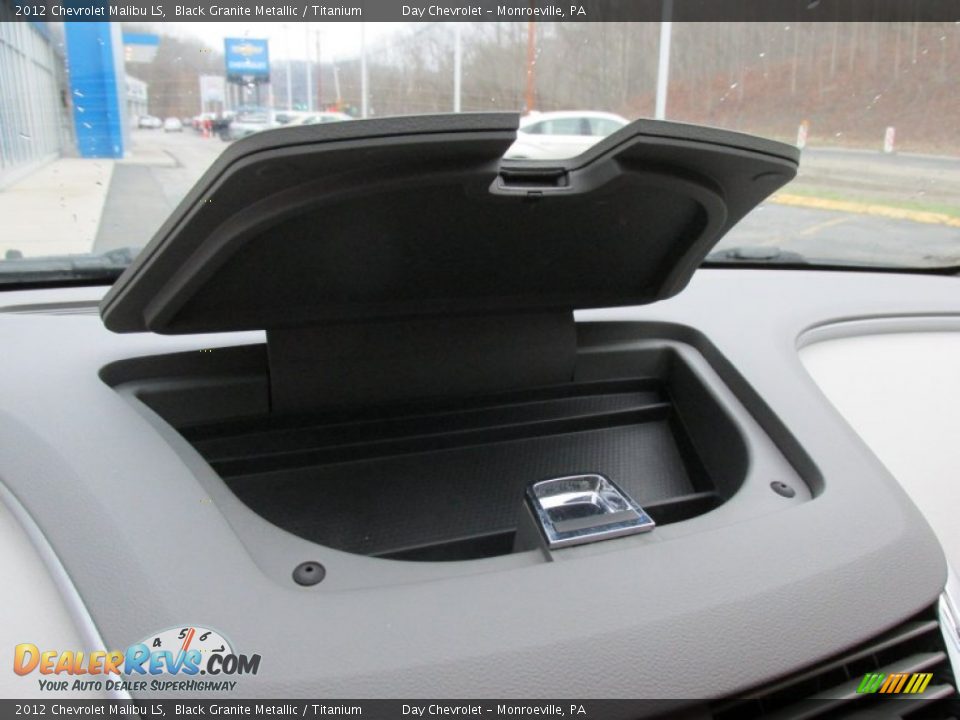 2012 Chevrolet Malibu LS Black Granite Metallic / Titanium Photo #28