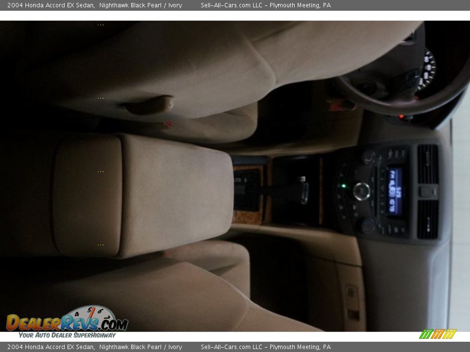 2004 Honda Accord EX Sedan Nighthawk Black Pearl / Ivory Photo #23