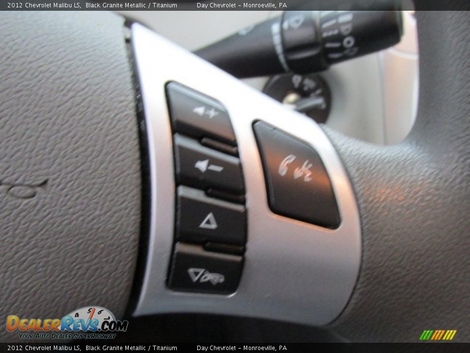 2012 Chevrolet Malibu LS Black Granite Metallic / Titanium Photo #30