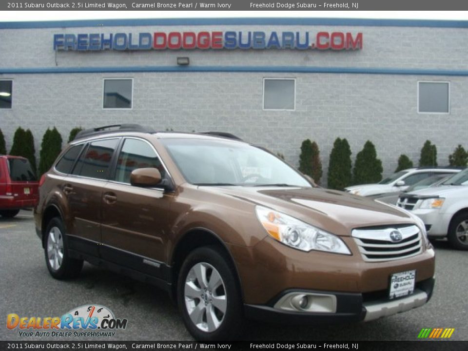 2011 Subaru Outback 2.5i Limited Wagon Caramel Bronze Pearl / Warm Ivory Photo #1