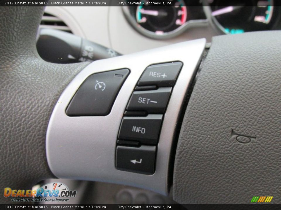 2012 Chevrolet Malibu LS Black Granite Metallic / Titanium Photo #31