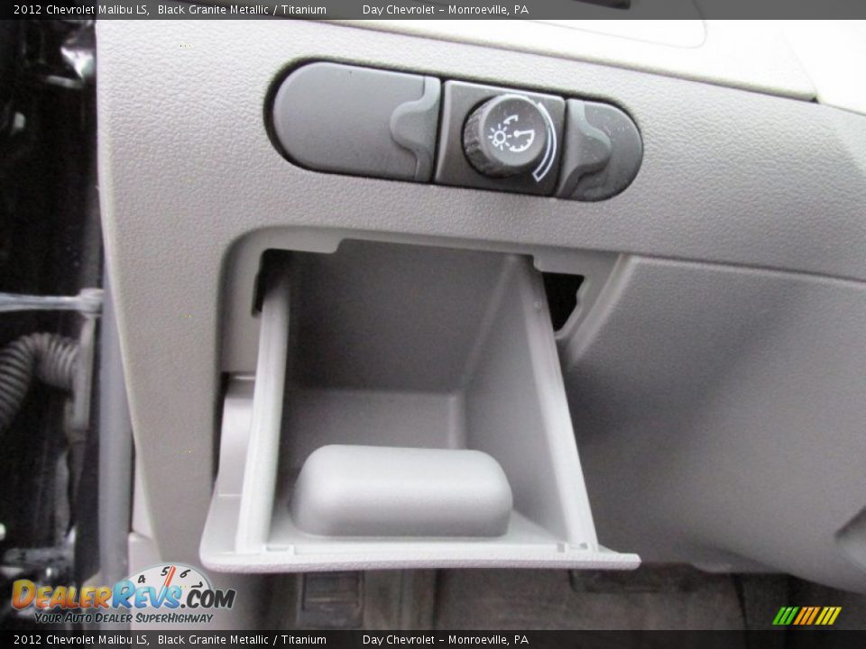 2012 Chevrolet Malibu LS Black Granite Metallic / Titanium Photo #32