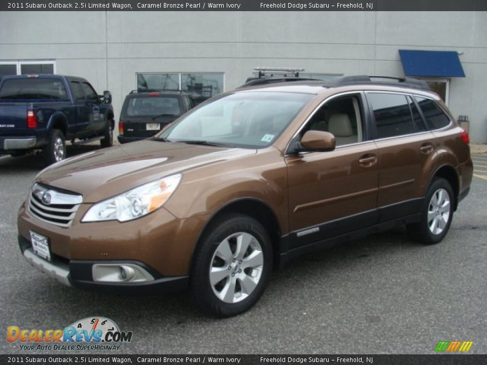 2011 Subaru Outback 2.5i Limited Wagon Caramel Bronze Pearl / Warm Ivory Photo #3