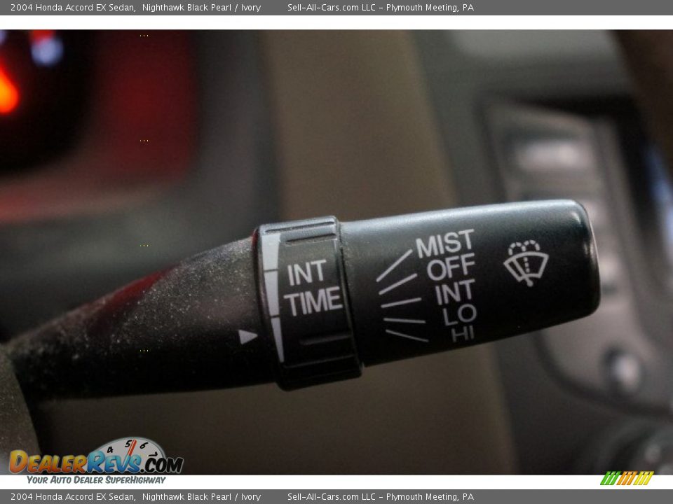 2004 Honda Accord EX Sedan Nighthawk Black Pearl / Ivory Photo #27