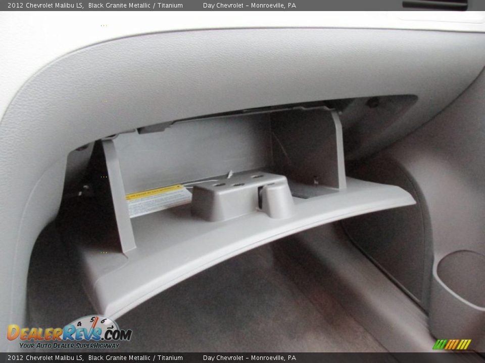 2012 Chevrolet Malibu LS Black Granite Metallic / Titanium Photo #33
