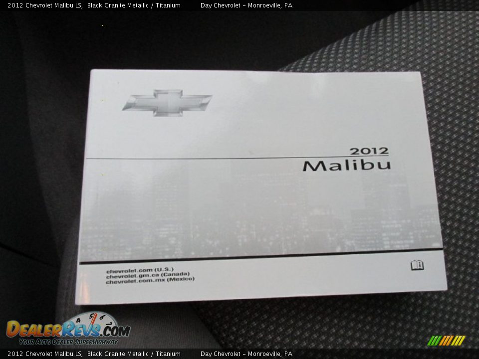 2012 Chevrolet Malibu LS Black Granite Metallic / Titanium Photo #34