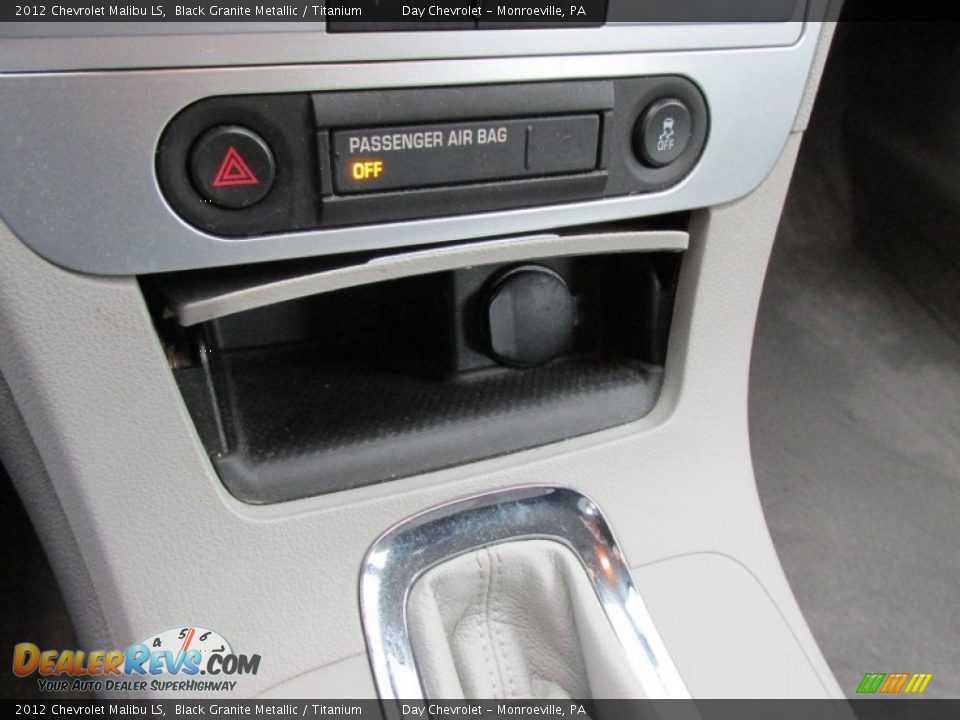 2012 Chevrolet Malibu LS Black Granite Metallic / Titanium Photo #35