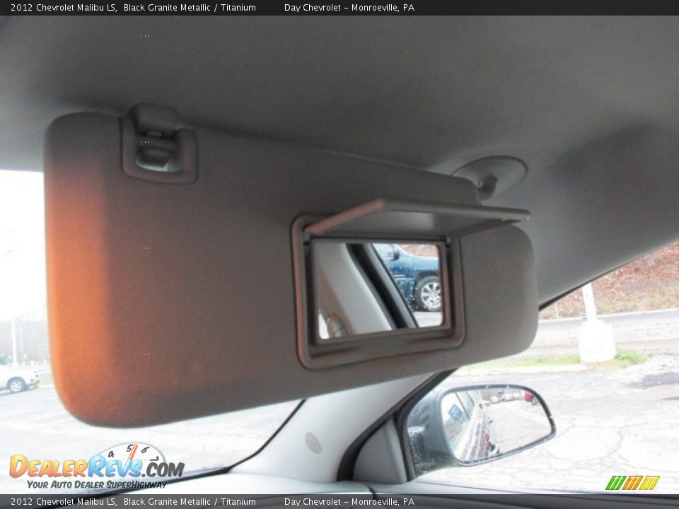 2012 Chevrolet Malibu LS Black Granite Metallic / Titanium Photo #36
