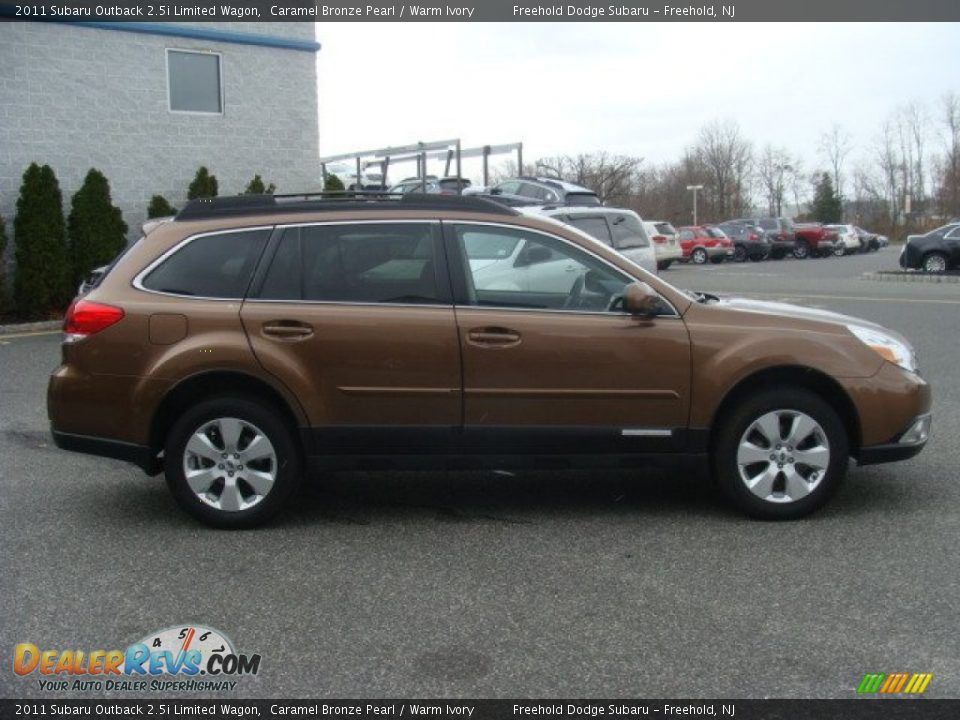 2011 Subaru Outback 2.5i Limited Wagon Caramel Bronze Pearl / Warm Ivory Photo #8