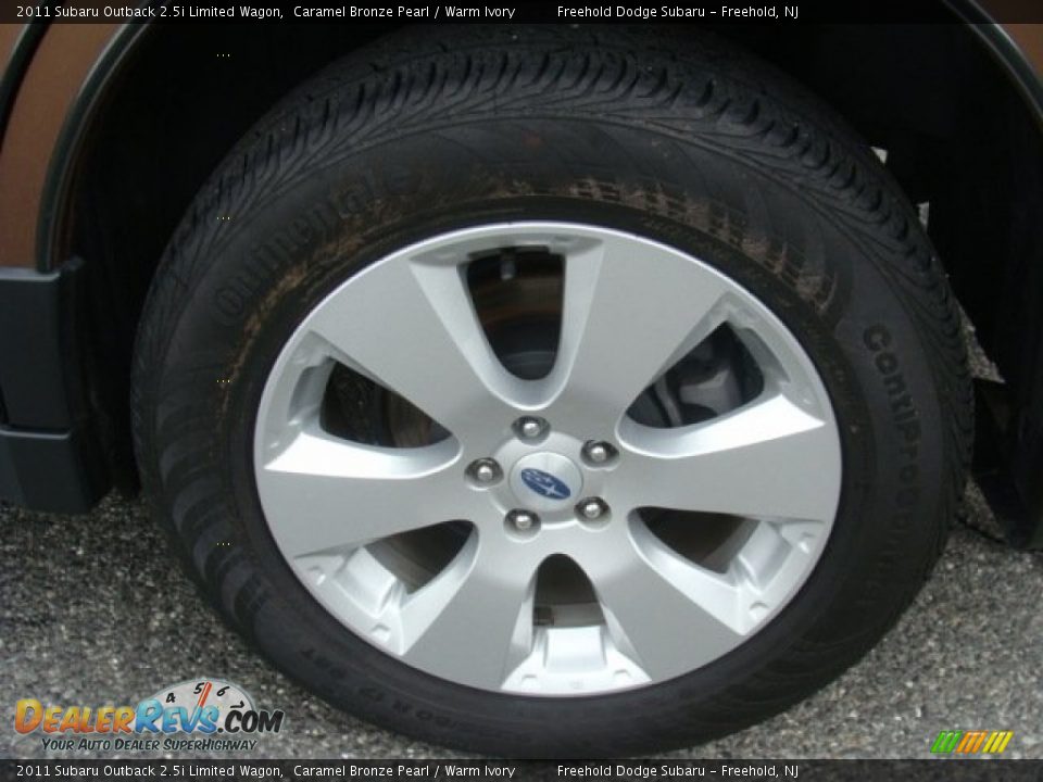 2011 Subaru Outback 2.5i Limited Wagon Caramel Bronze Pearl / Warm Ivory Photo #9