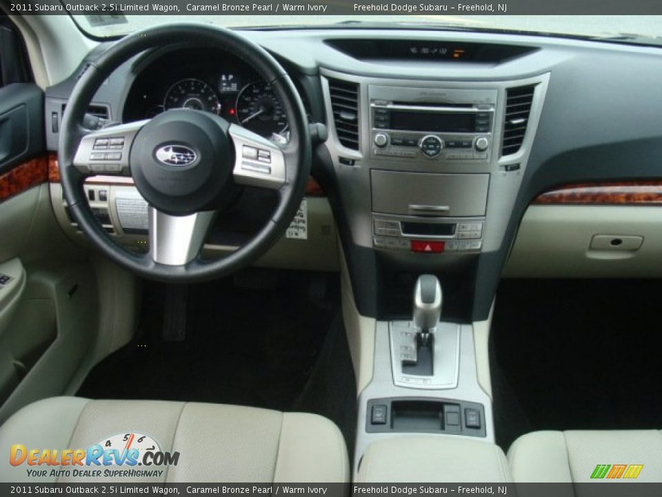 2011 Subaru Outback 2.5i Limited Wagon Caramel Bronze Pearl / Warm Ivory Photo #17