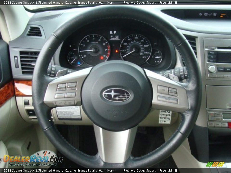 2011 Subaru Outback 2.5i Limited Wagon Caramel Bronze Pearl / Warm Ivory Photo #18