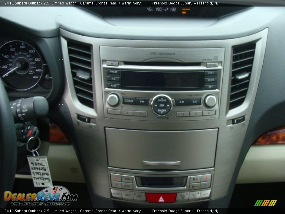 2011 Subaru Outback 2.5i Limited Wagon Caramel Bronze Pearl / Warm Ivory Photo #22