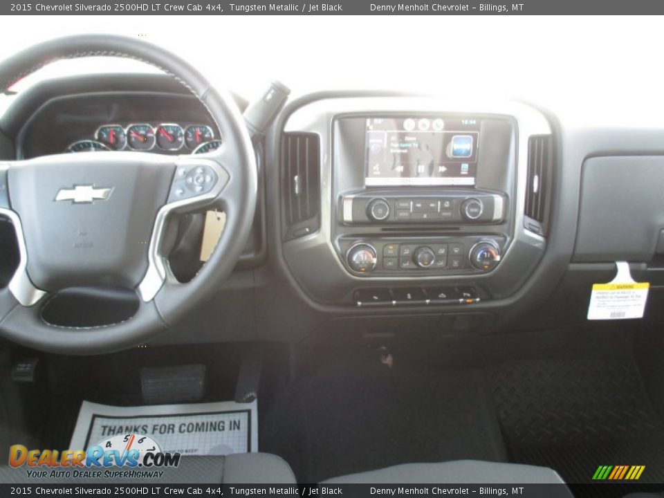 2015 Chevrolet Silverado 2500HD LT Crew Cab 4x4 Tungsten Metallic / Jet Black Photo #10